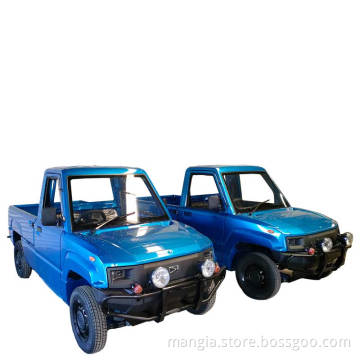 Electric mini-pickup Europe K Pickup 4-wheel 2-seat electric pickup 2023 for sale new car with cargo box made in China